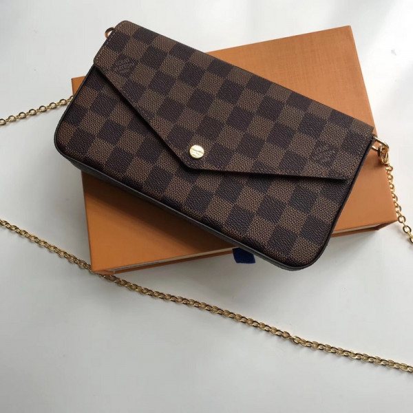 l0*is V*t0n pochette felicie damier bag n63032