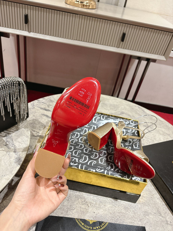 Ch**an louboutin heels sandal - 8.5cm