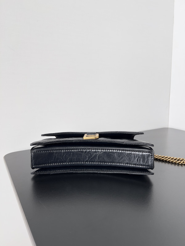 Ba*len*cia*ga hourglass bag-21.8*9.9*4.8cm